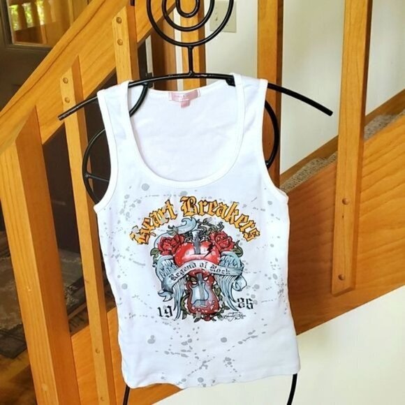 LAST CHANCE.Romeo & Juliet Couture "Heart Breaker" Sz M Top Design Harry Blu - Picture 1 of 10